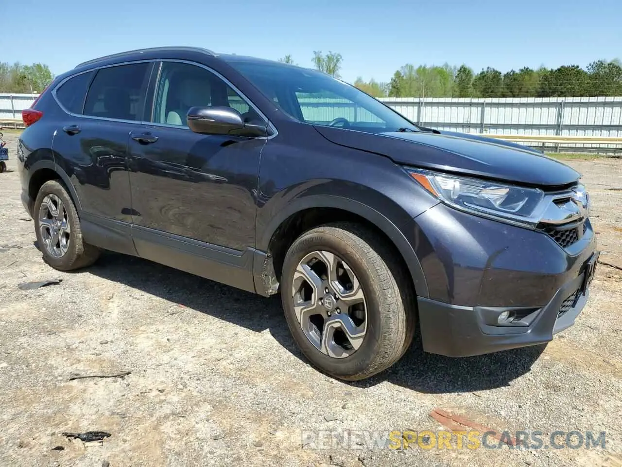 4 fotografías del automóvil dañado 5J6RW2H57KL025023 HONDA CRV 2019