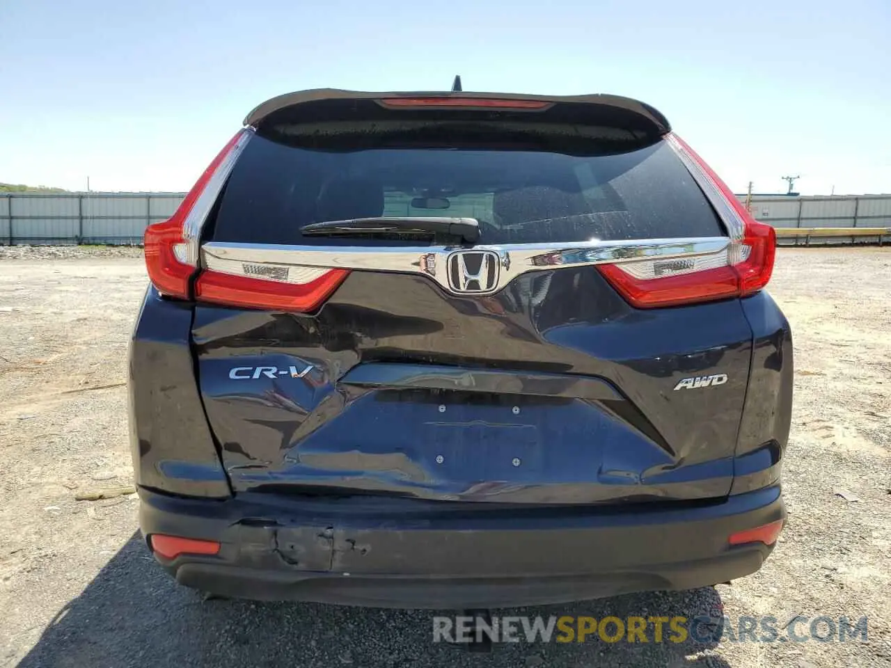 6 fotografías del automóvil dañado 5J6RW2H57KL025023 HONDA CRV 2019