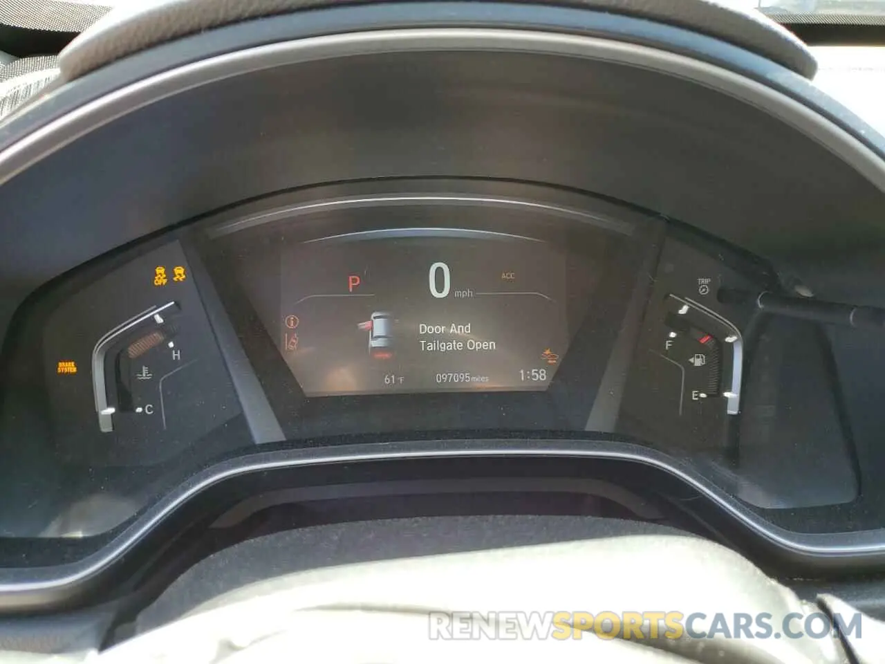 9 fotografías del automóvil dañado 5J6RW2H57KL025023 HONDA CRV 2019