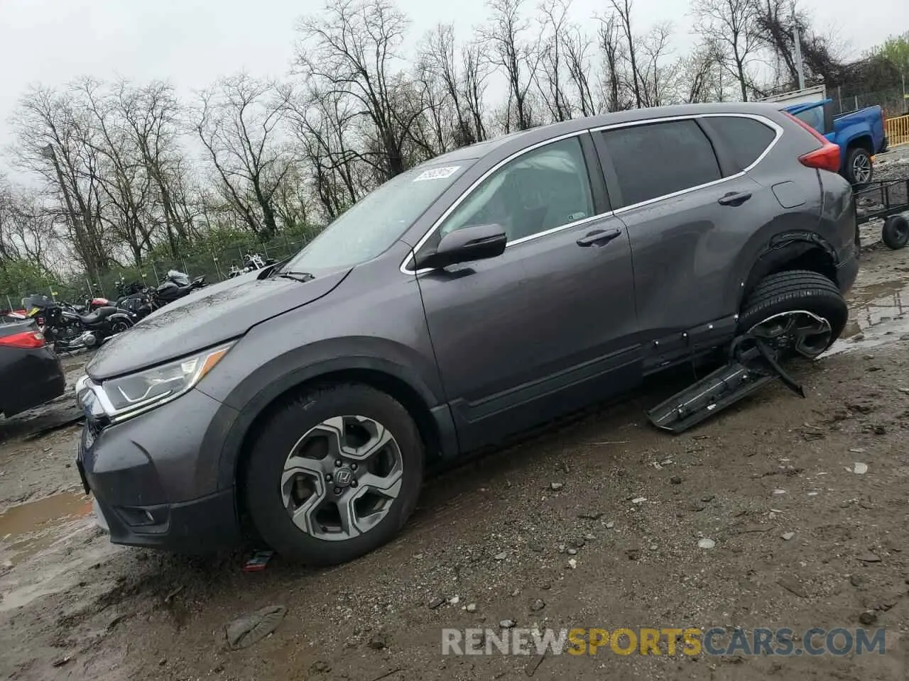 1 fotografías del automóvil dañado 5J6RW2H58KA005391 HONDA CRV 2019