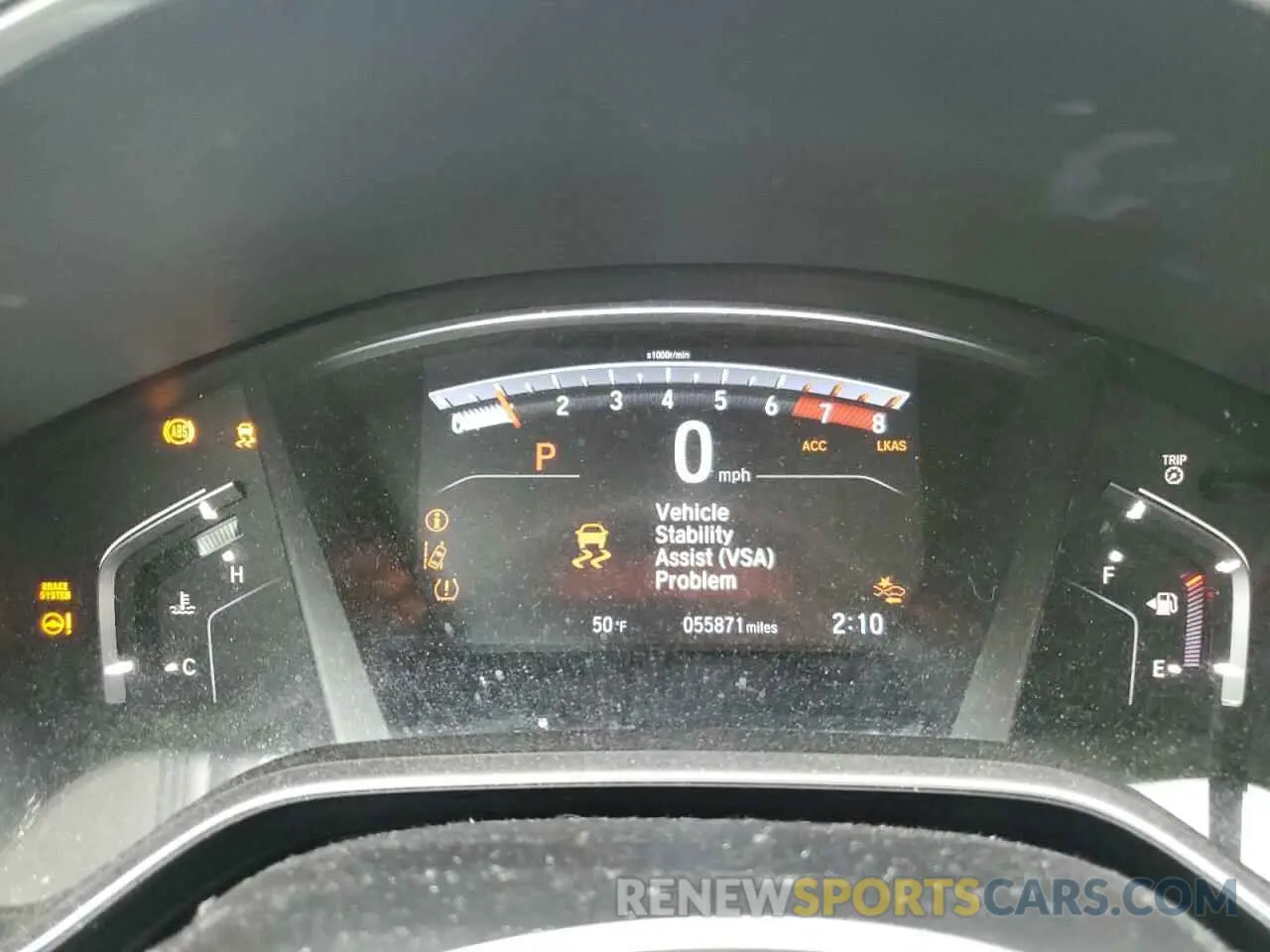 9 fotografías del automóvil dañado 5J6RW2H58KA005391 HONDA CRV 2019