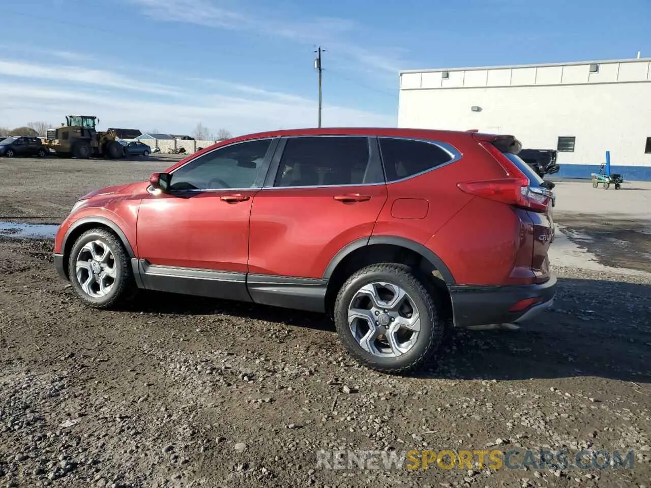 2 fotografías del automóvil dañado 5J6RW2H58KL003502 HONDA CRV 2019