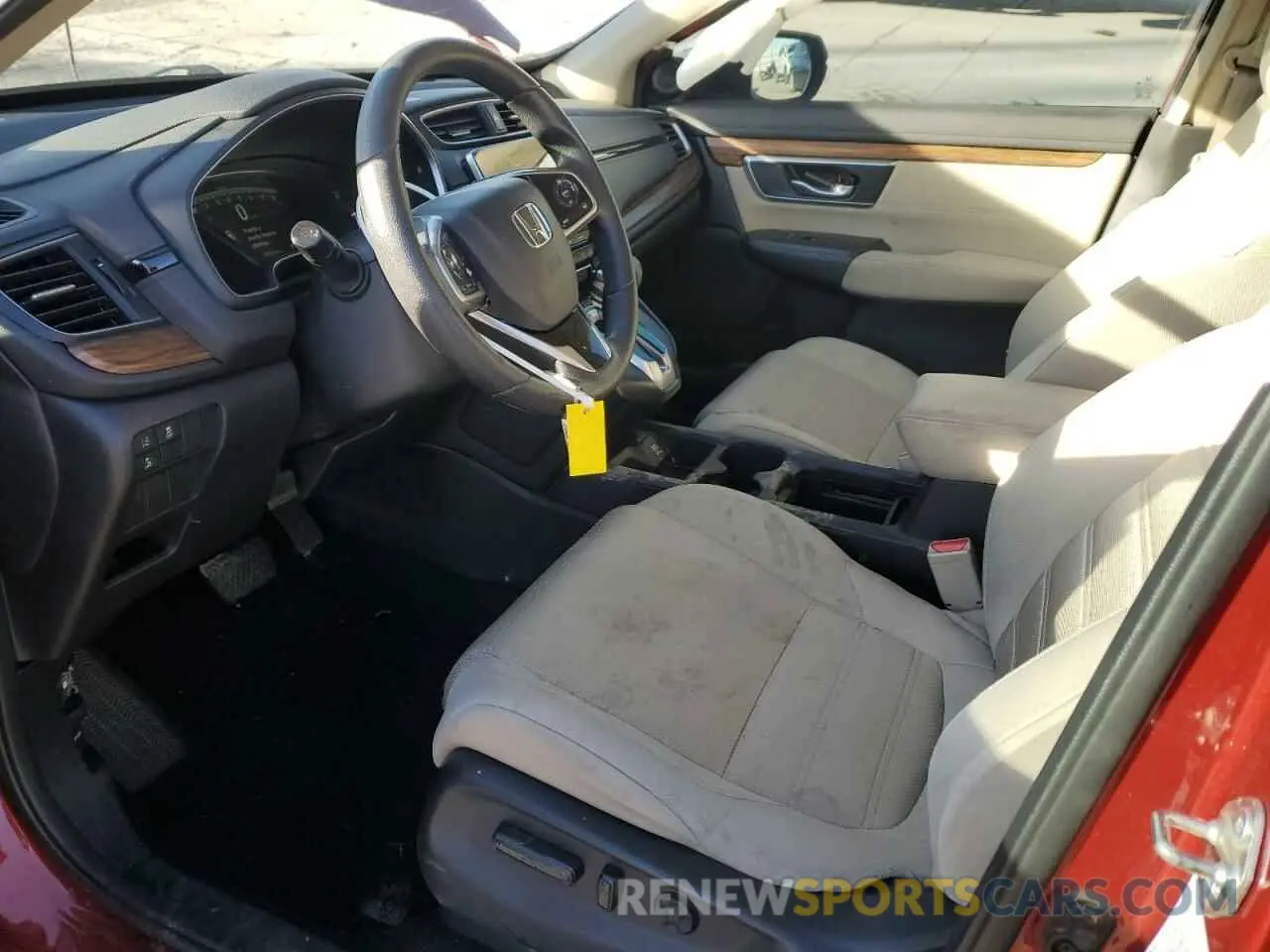 7 fotografías del automóvil dañado 5J6RW2H58KL003502 HONDA CRV 2019