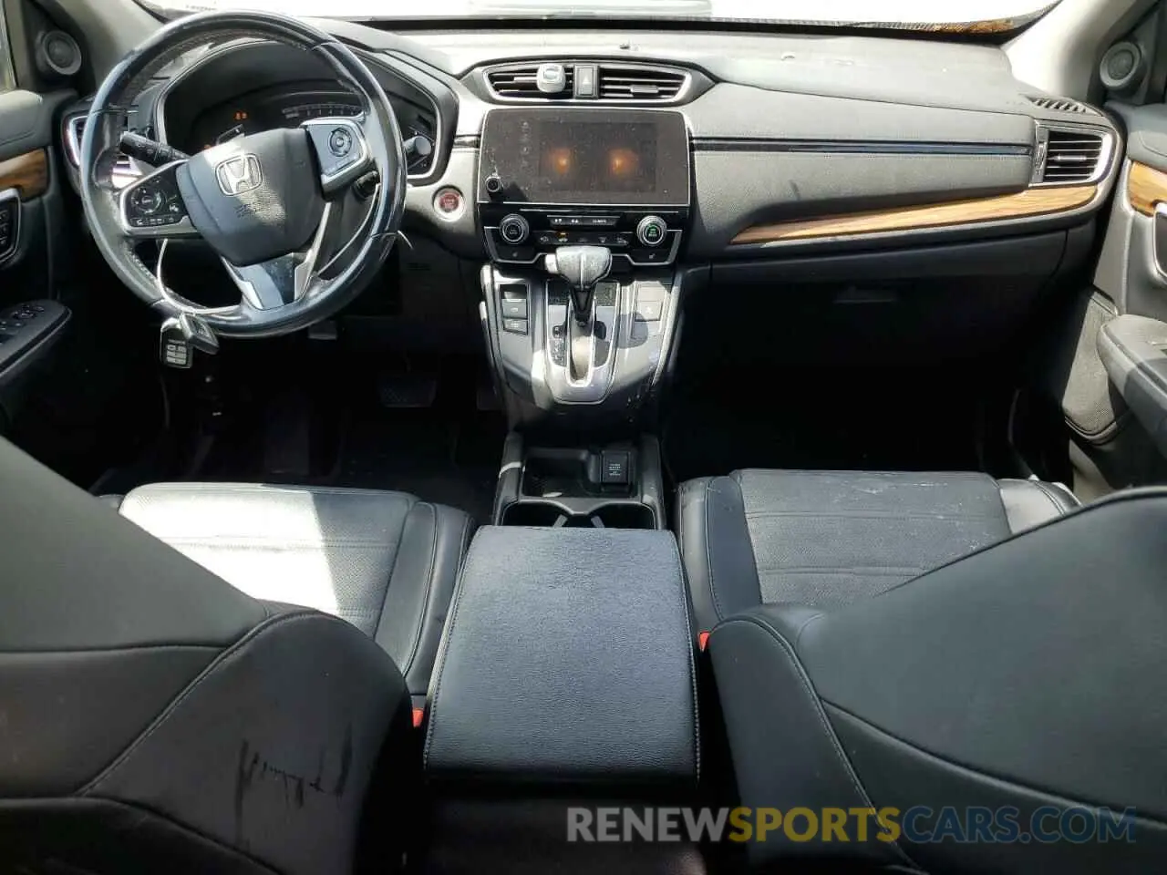 8 fotografías del automóvil dañado 5J6RW2H80KA001099 HONDA CRV 2019