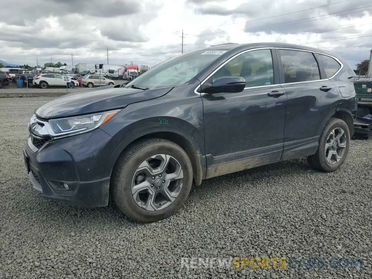 1 fotografías del automóvil dañado 5J6RW2H80KA010837 HONDA CRV 2019