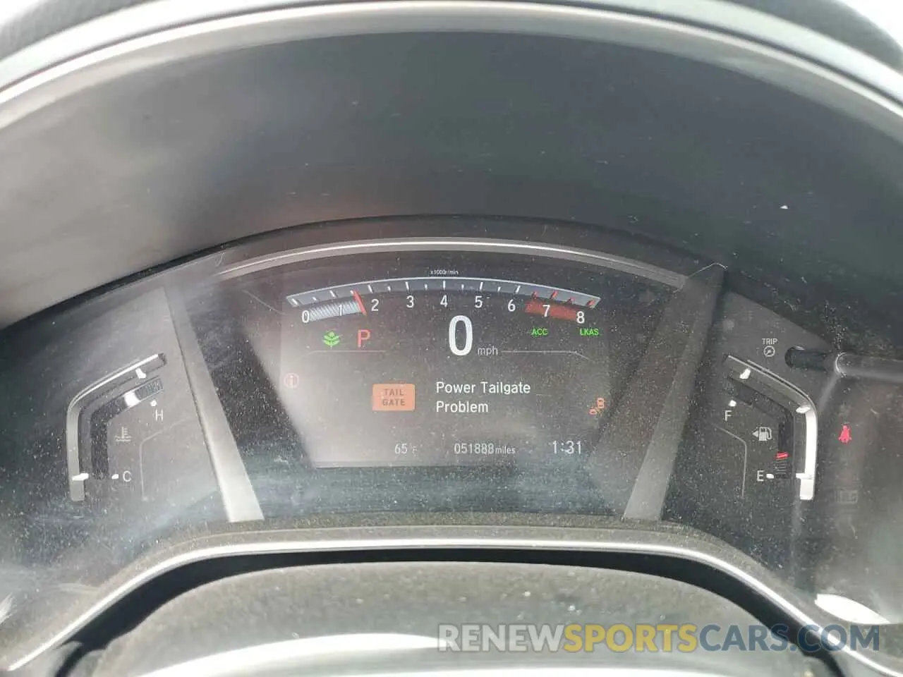9 fotografías del automóvil dañado 5J6RW2H80KA010837 HONDA CRV 2019