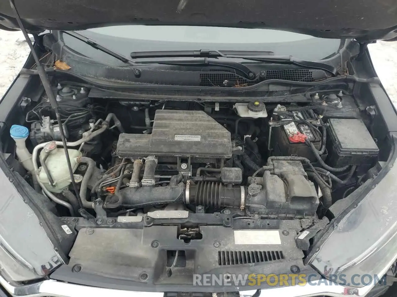 12 fotografías del automóvil dañado 5J6RW2H80KL000166 HONDA CRV 2019