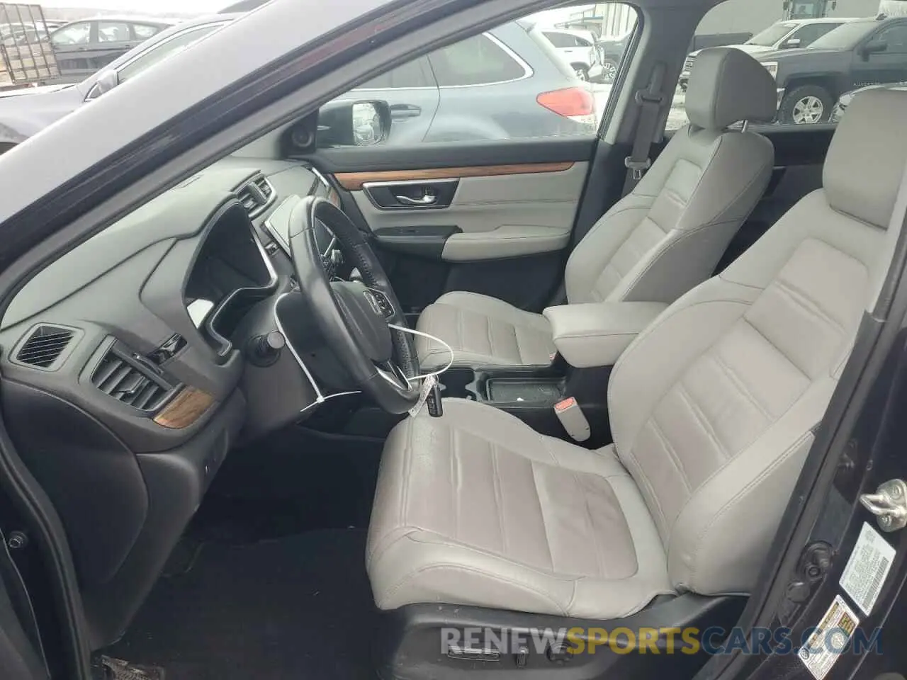 7 fotografías del automóvil dañado 5J6RW2H80KL000166 HONDA CRV 2019