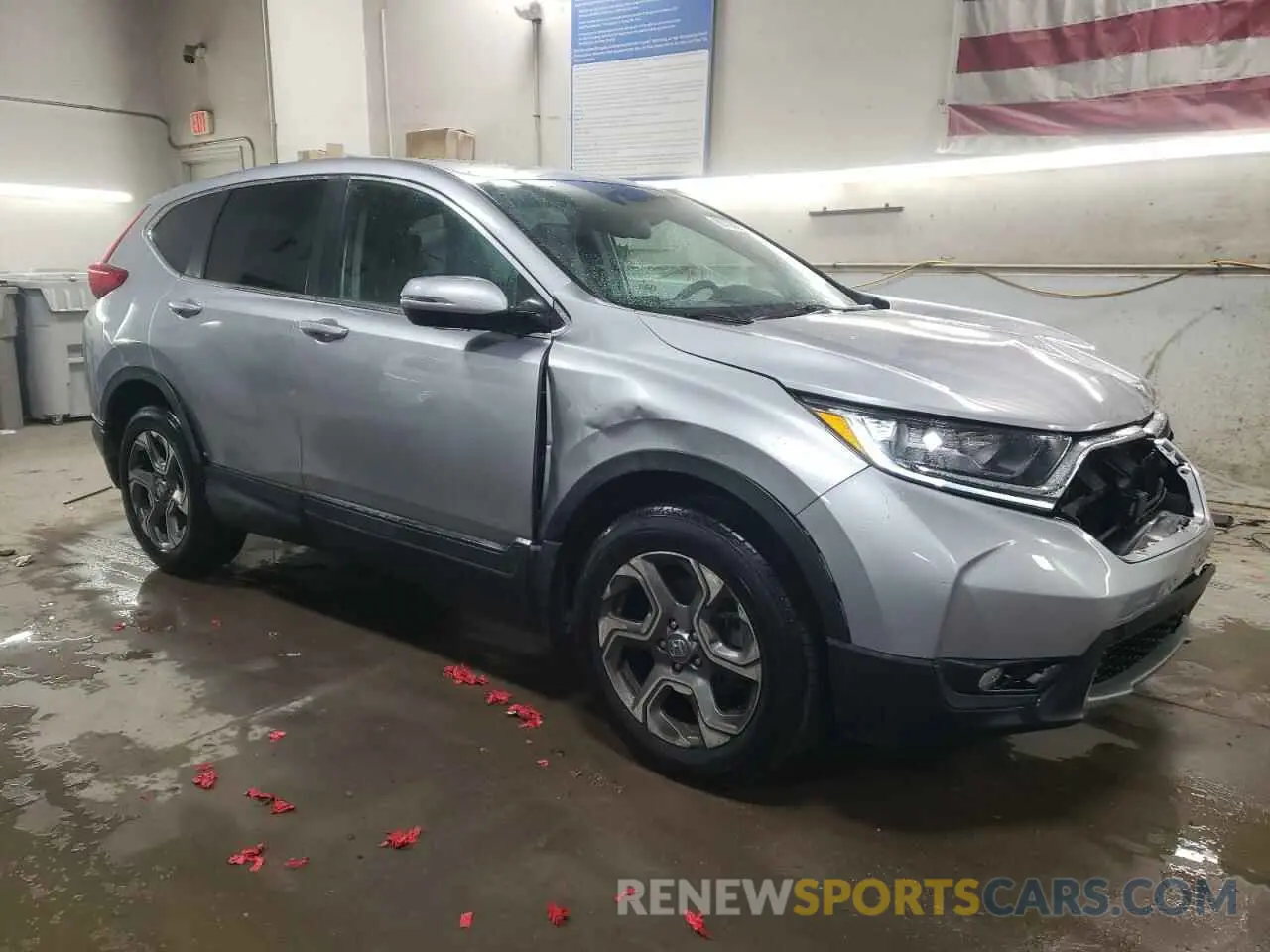 4 fotografías del automóvil dañado 5J6RW2H80KL025133 HONDA CRV 2019