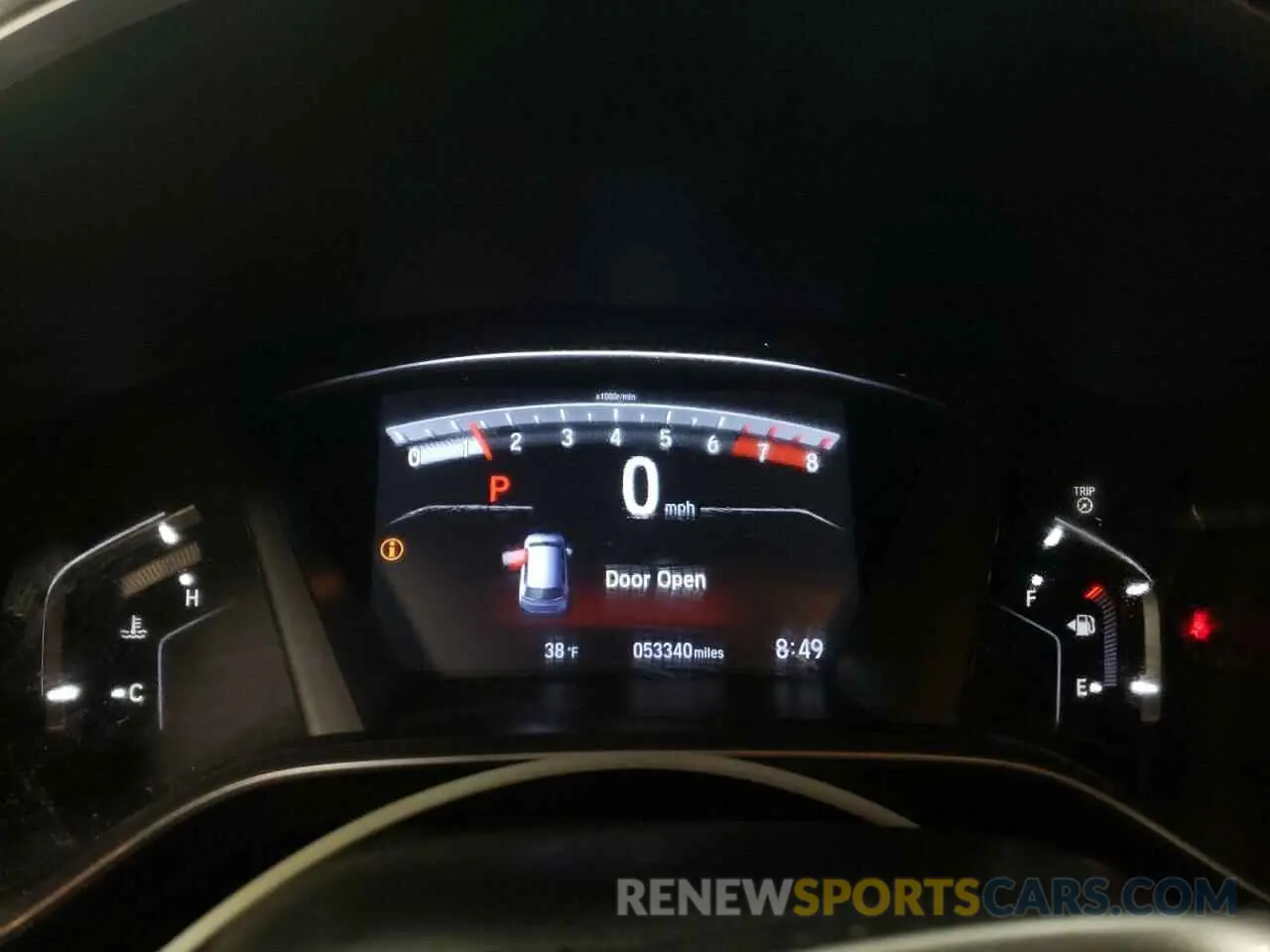 9 fotografías del automóvil dañado 5J6RW2H80KL025133 HONDA CRV 2019