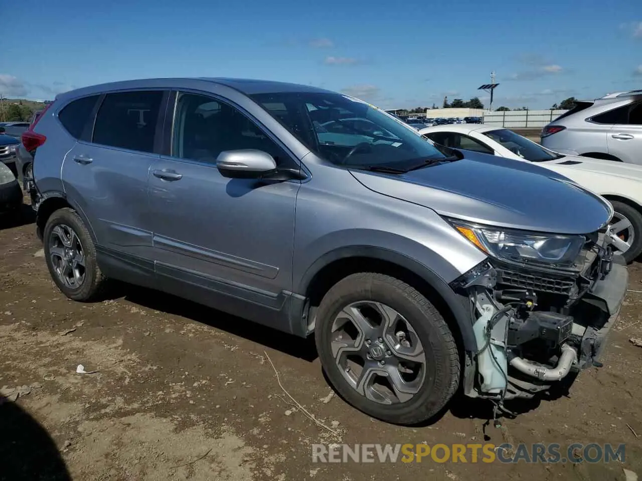 4 fotografías del automóvil dañado 5J6RW2H81KA009499 HONDA CRV 2019