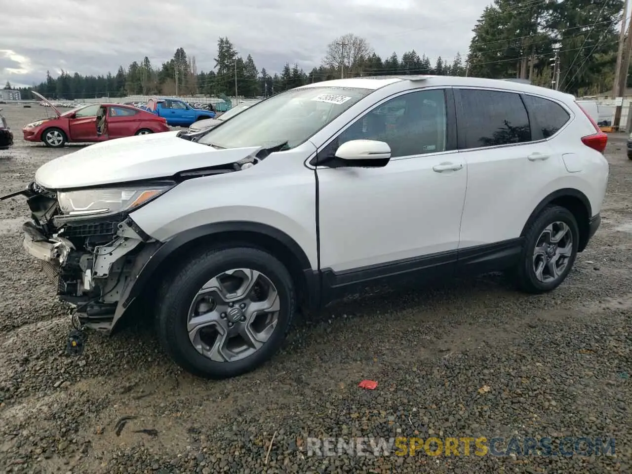 1 fotografías del automóvil dañado 5J6RW2H81KA020518 HONDA CRV 2019