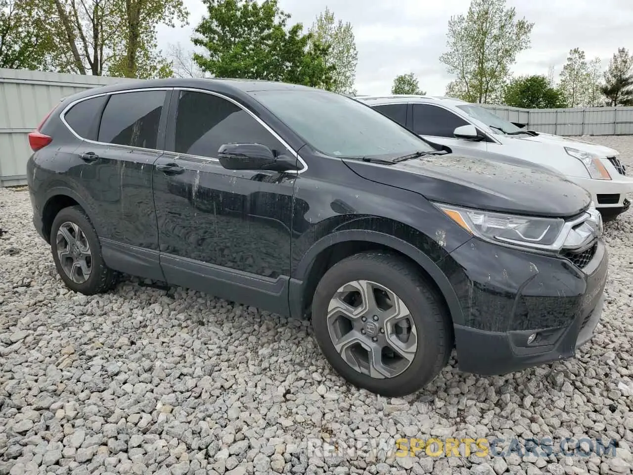 4 fotografías del automóvil dañado 5J6RW2H82KA021631 HONDA CRV 2019