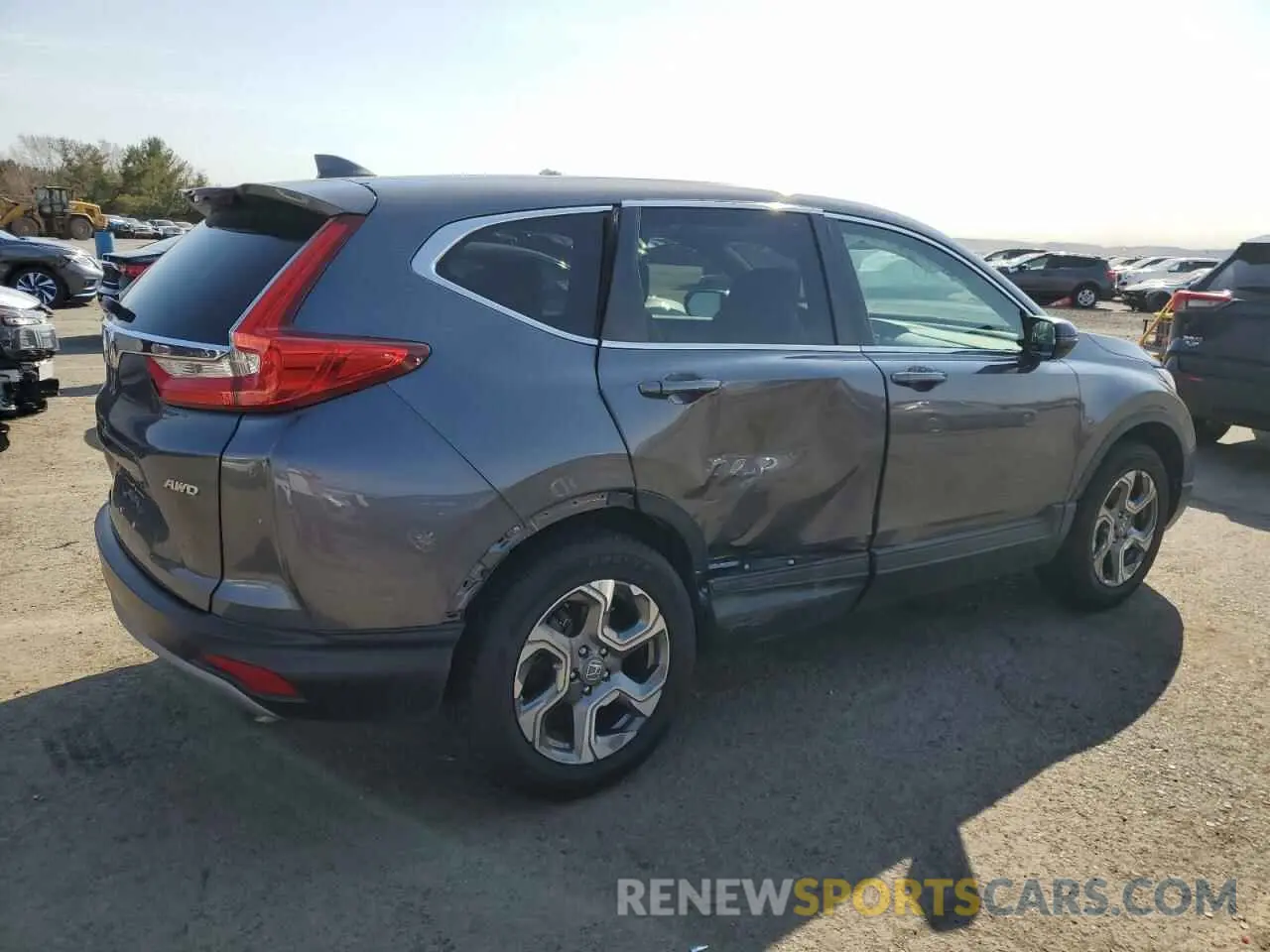 3 fotografías del automóvil dañado 5J6RW2H83KL036529 HONDA CRV 2019