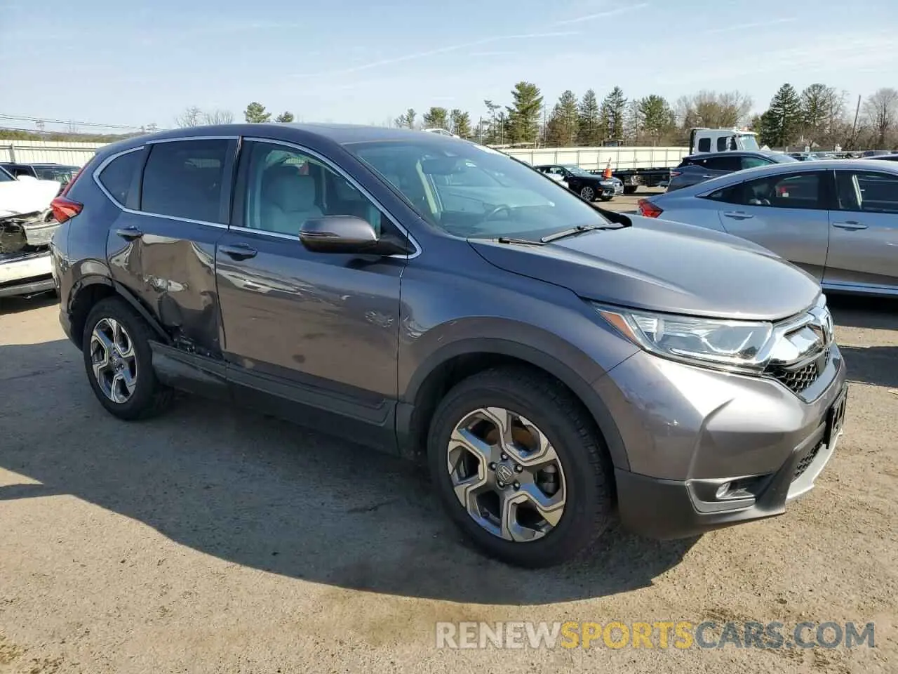 4 fotografías del automóvil dañado 5J6RW2H83KL036529 HONDA CRV 2019