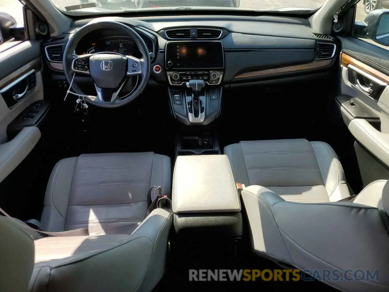 8 fotografías del automóvil dañado 5J6RW2H83KL036529 HONDA CRV 2019