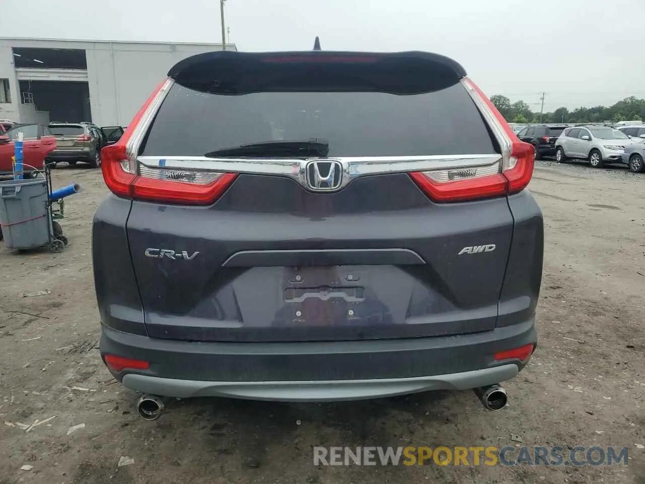 6 fotografías del automóvil dañado 5J6RW2H86KL003153 HONDA CRV 2019