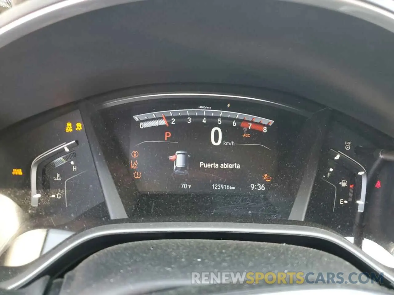 9 fotografías del automóvil dañado 5J6RW2H87KL000987 HONDA CRV 2019