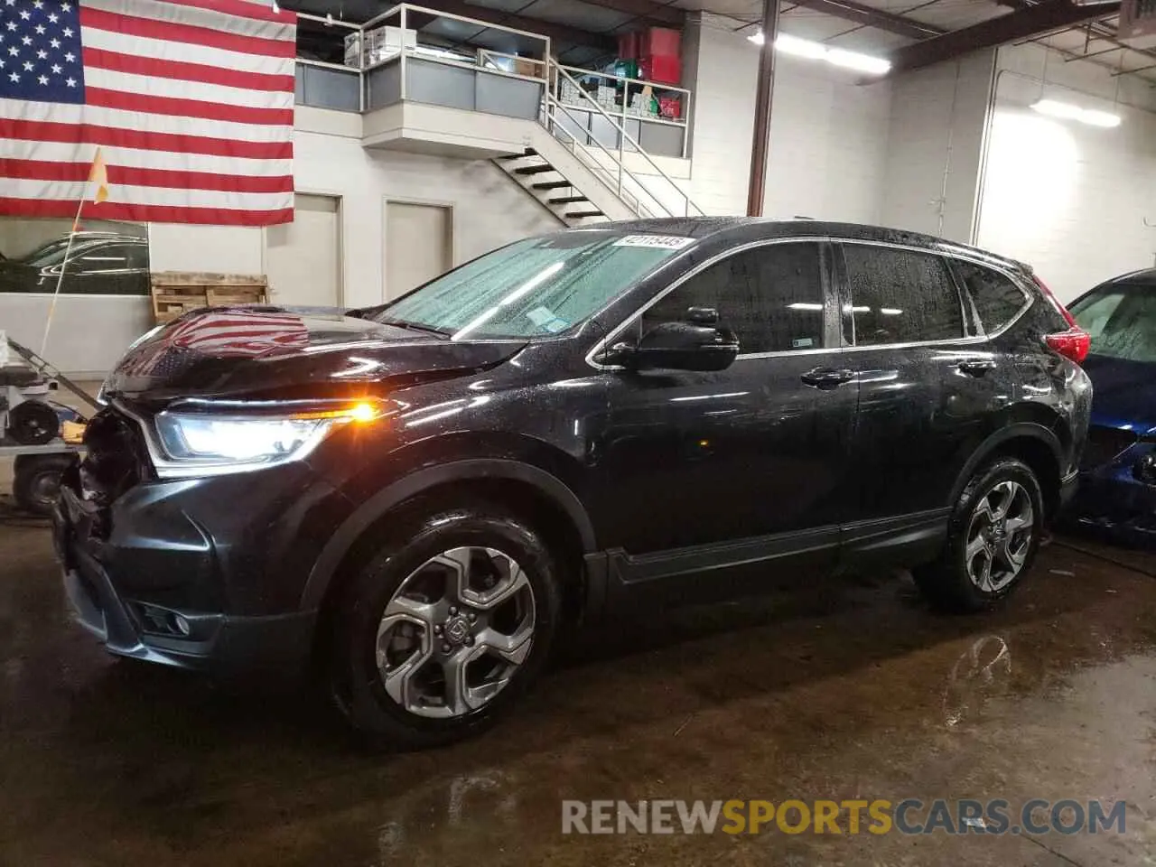 1 fotografías del automóvil dañado 5J6RW2H87KL014422 HONDA CRV 2019