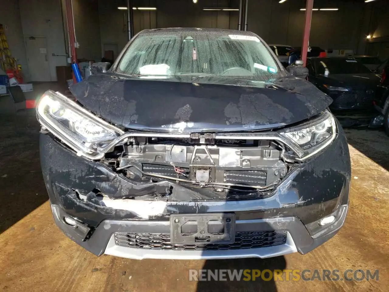 5 fotografías del automóvil dañado 5J6RW2H87KL014422 HONDA CRV 2019