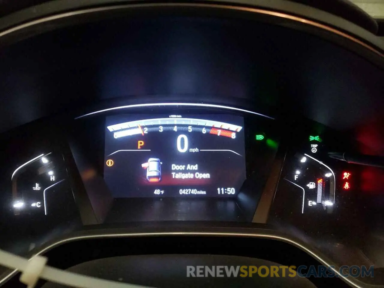 9 fotografías del automóvil dañado 5J6RW2H87KL014422 HONDA CRV 2019