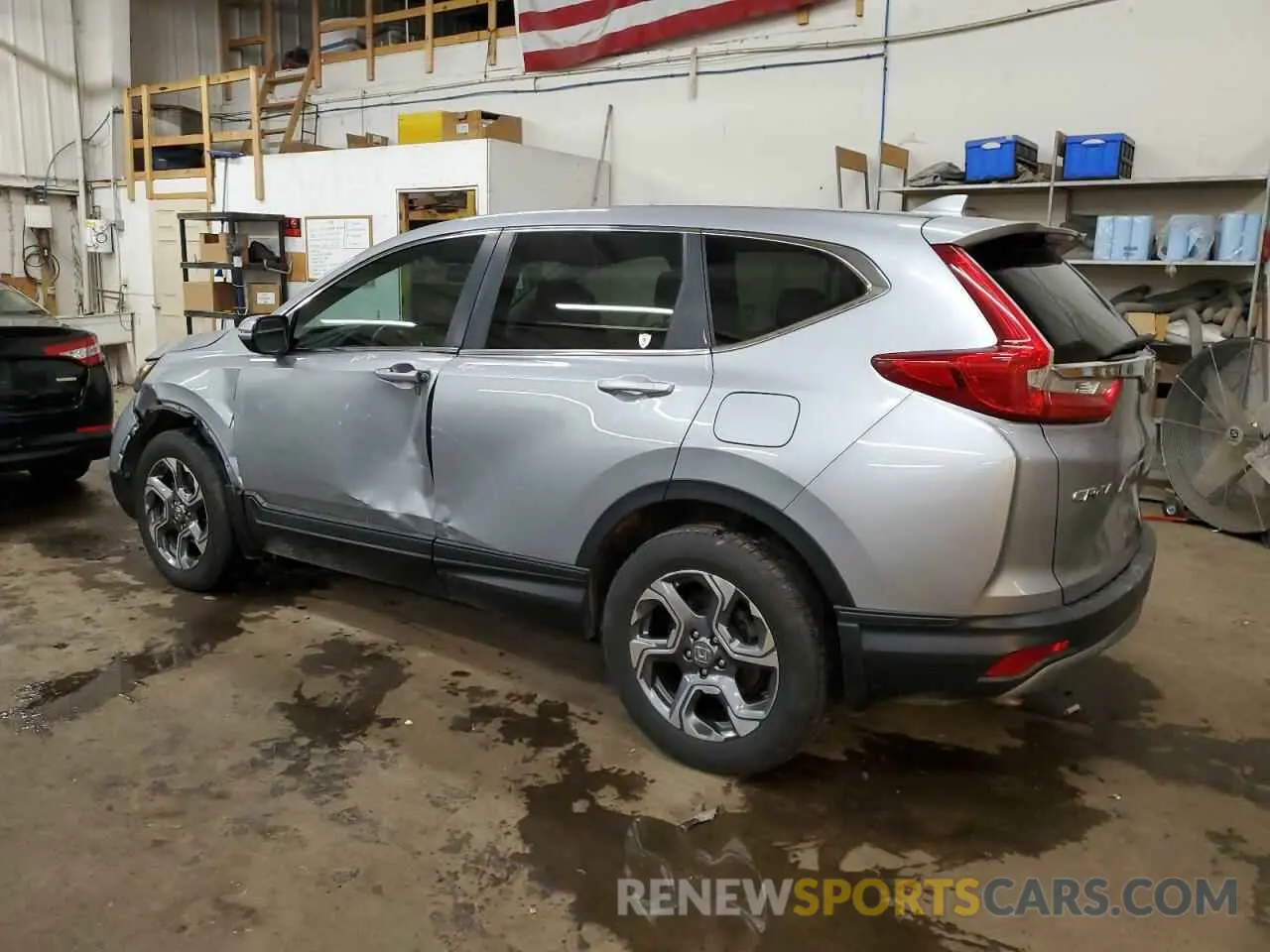 2 fotografías del automóvil dañado 5J6RW2H87KL031107 HONDA CRV 2019