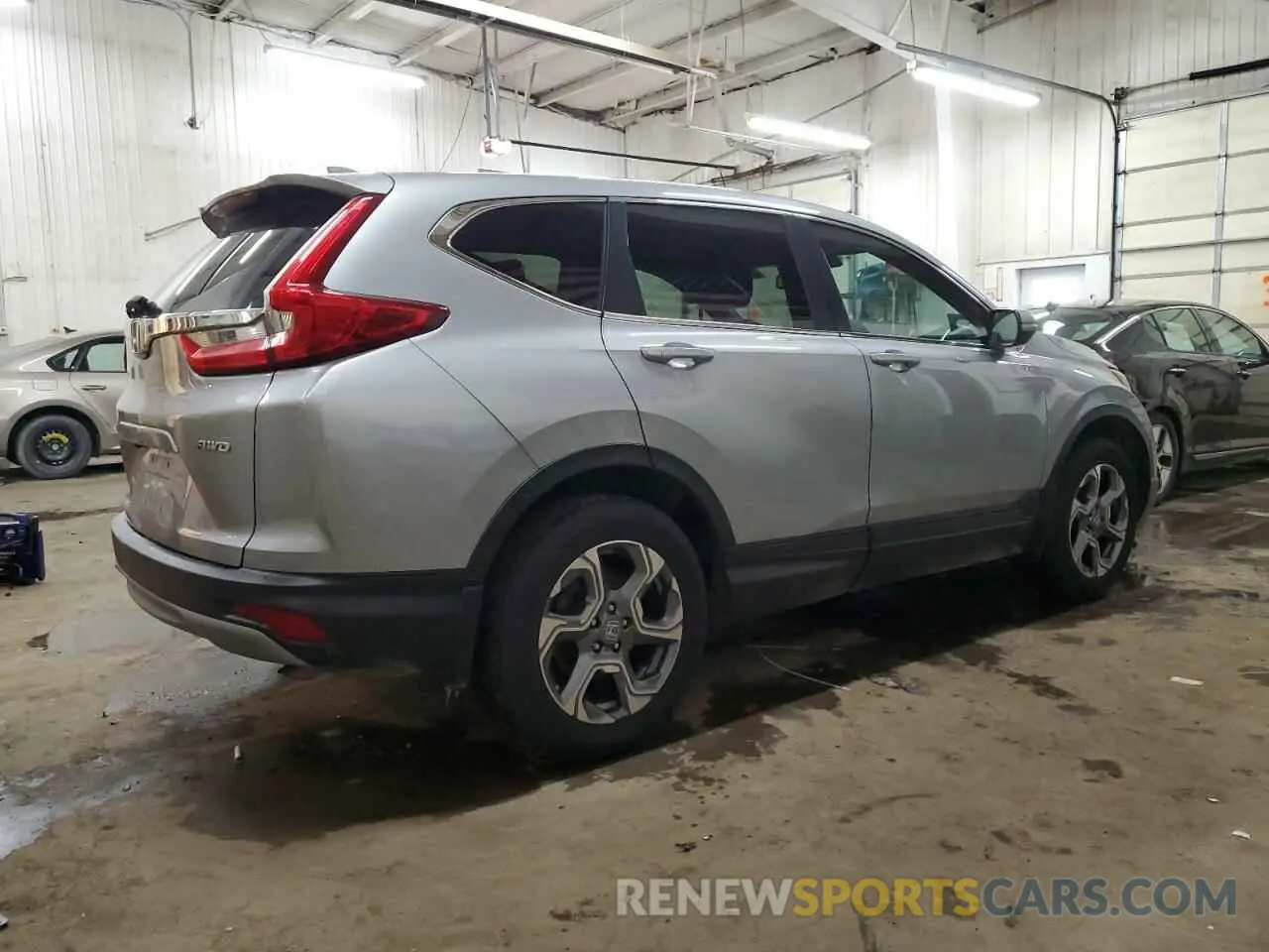 3 fotografías del automóvil dañado 5J6RW2H87KL031107 HONDA CRV 2019