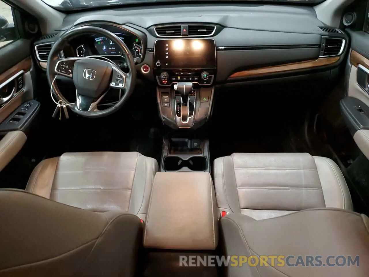 8 fotografías del automóvil dañado 5J6RW2H87KL031107 HONDA CRV 2019