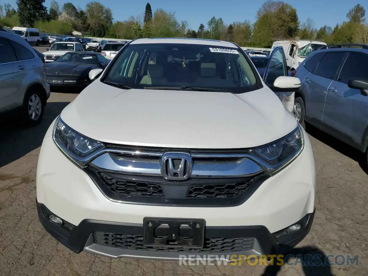 5 fotografías del automóvil dañado 5J6RW2H88KA017244 HONDA CRV 2019