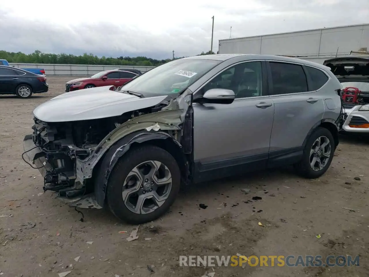 1 fotografías del automóvil dañado 5J6RW2H89KA005944 HONDA CRV 2019