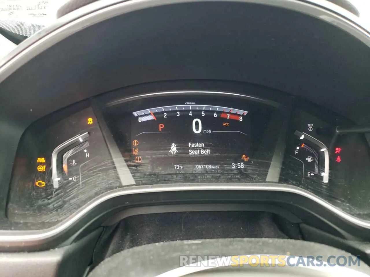9 fotografías del automóvil dañado 5J6RW2H89KA005944 HONDA CRV 2019