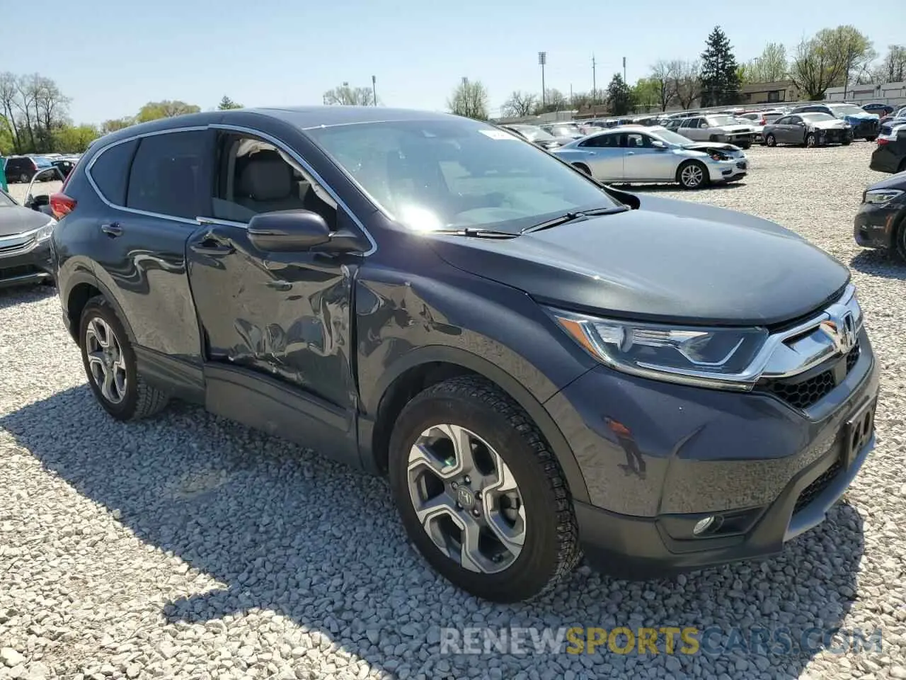 4 fotografías del automóvil dañado 5J6RW2H8XKA002891 HONDA CRV 2019