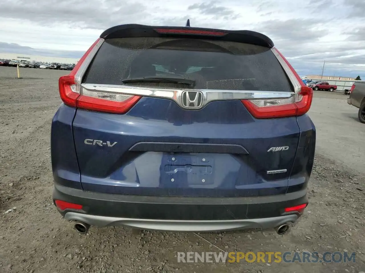 6 fotografías del automóvil dañado 5J6RW2H92KL001649 HONDA CRV 2019