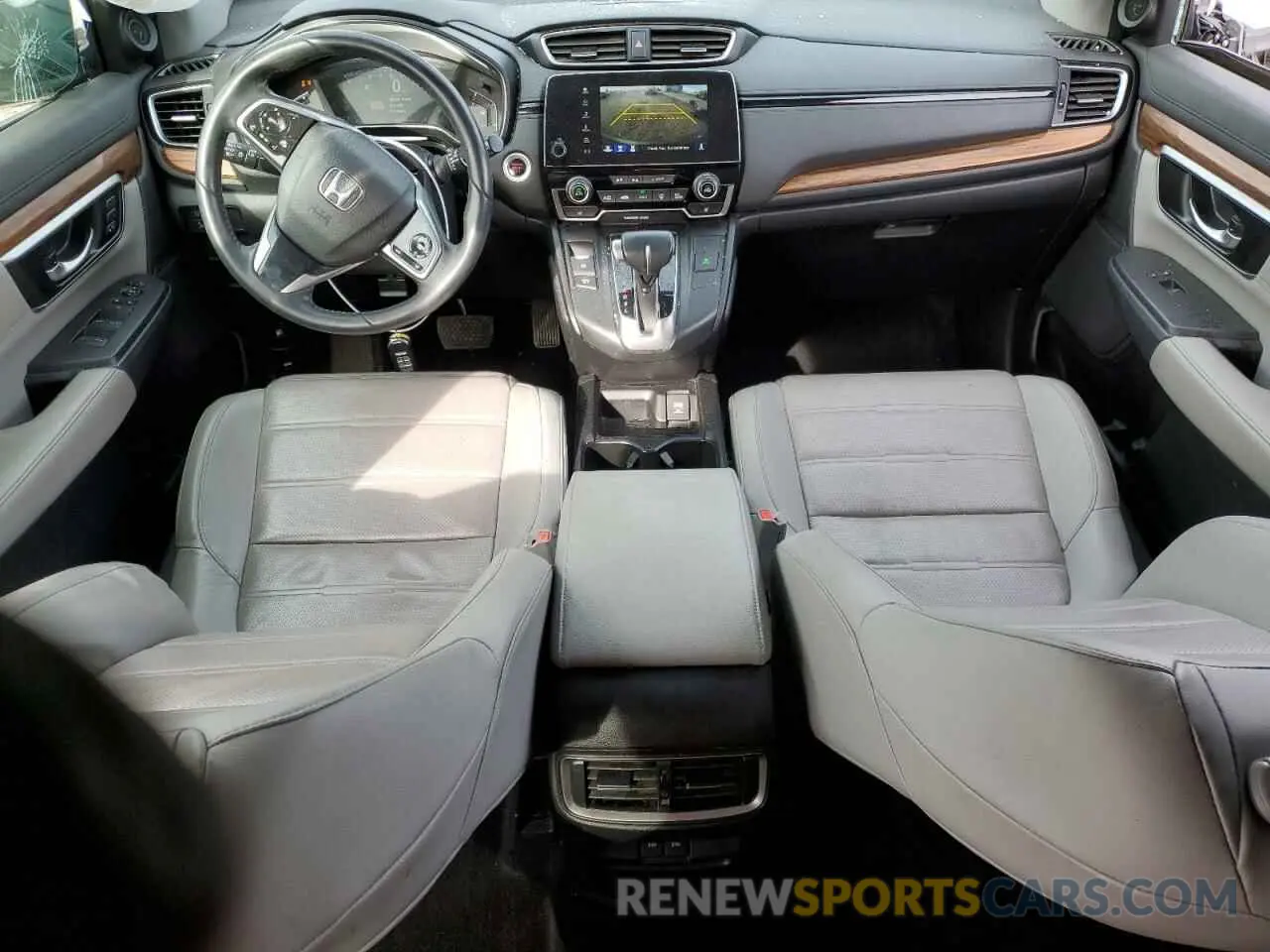 8 fotografías del automóvil dañado 5J6RW2H92KL001649 HONDA CRV 2019