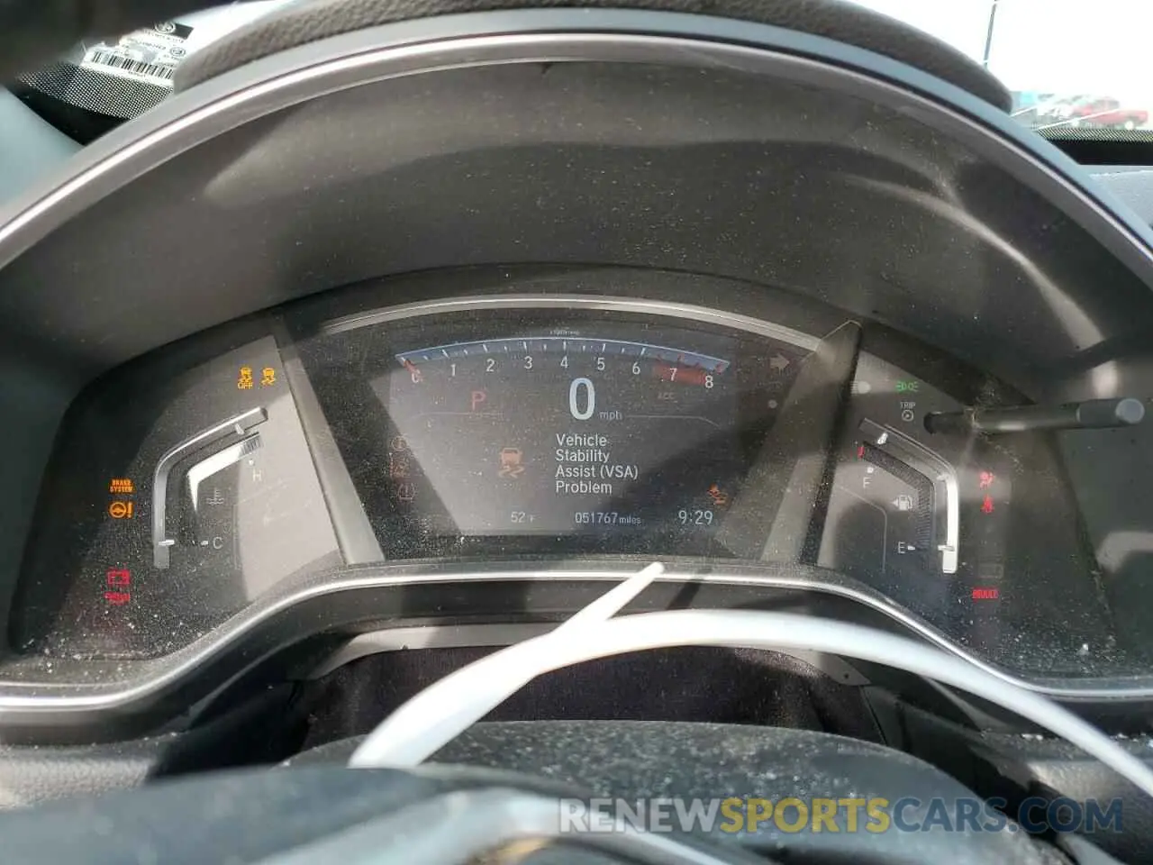 9 fotografías del automóvil dañado 5J6RW2H92KL001649 HONDA CRV 2019