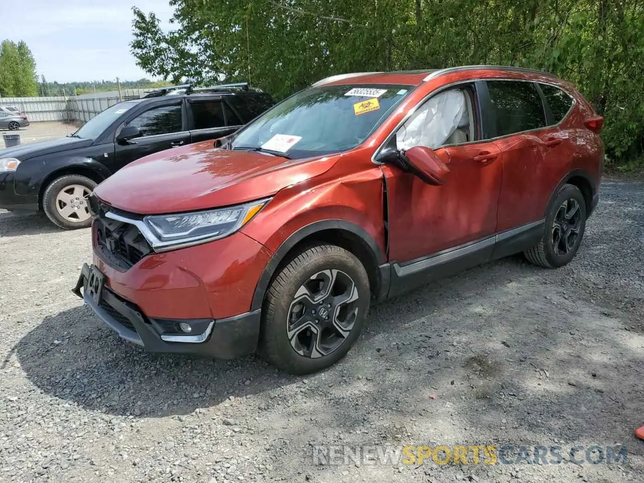1 fotografías del automóvil dañado 5J6RW2H94KL000096 HONDA CRV 2019
