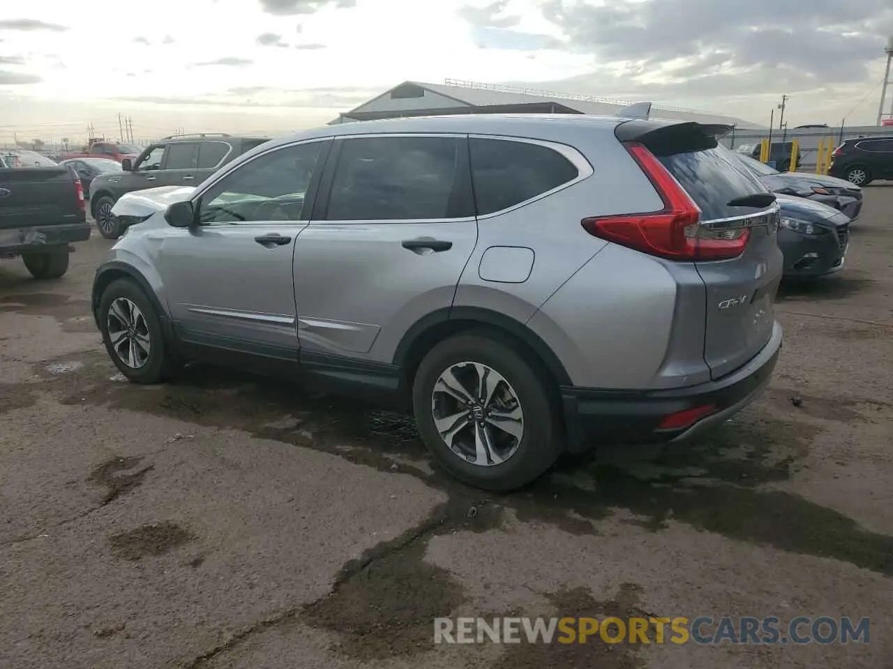 2 fotografías del automóvil dañado 5J6RW5H31KL001011 HONDA CRV 2019