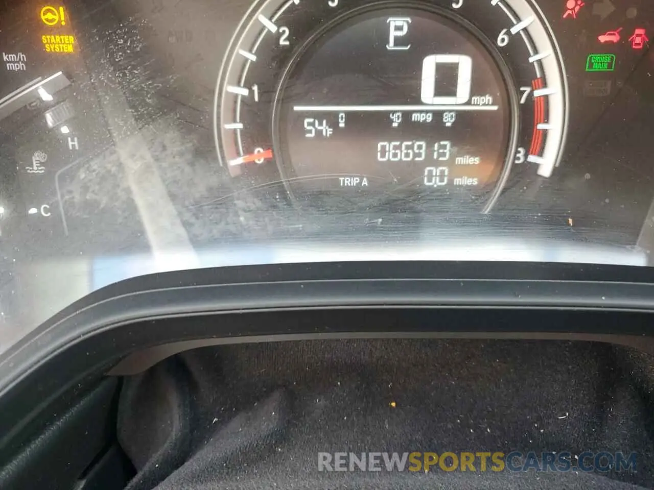 9 fotografías del automóvil dañado 5J6RW5H31KL001011 HONDA CRV 2019