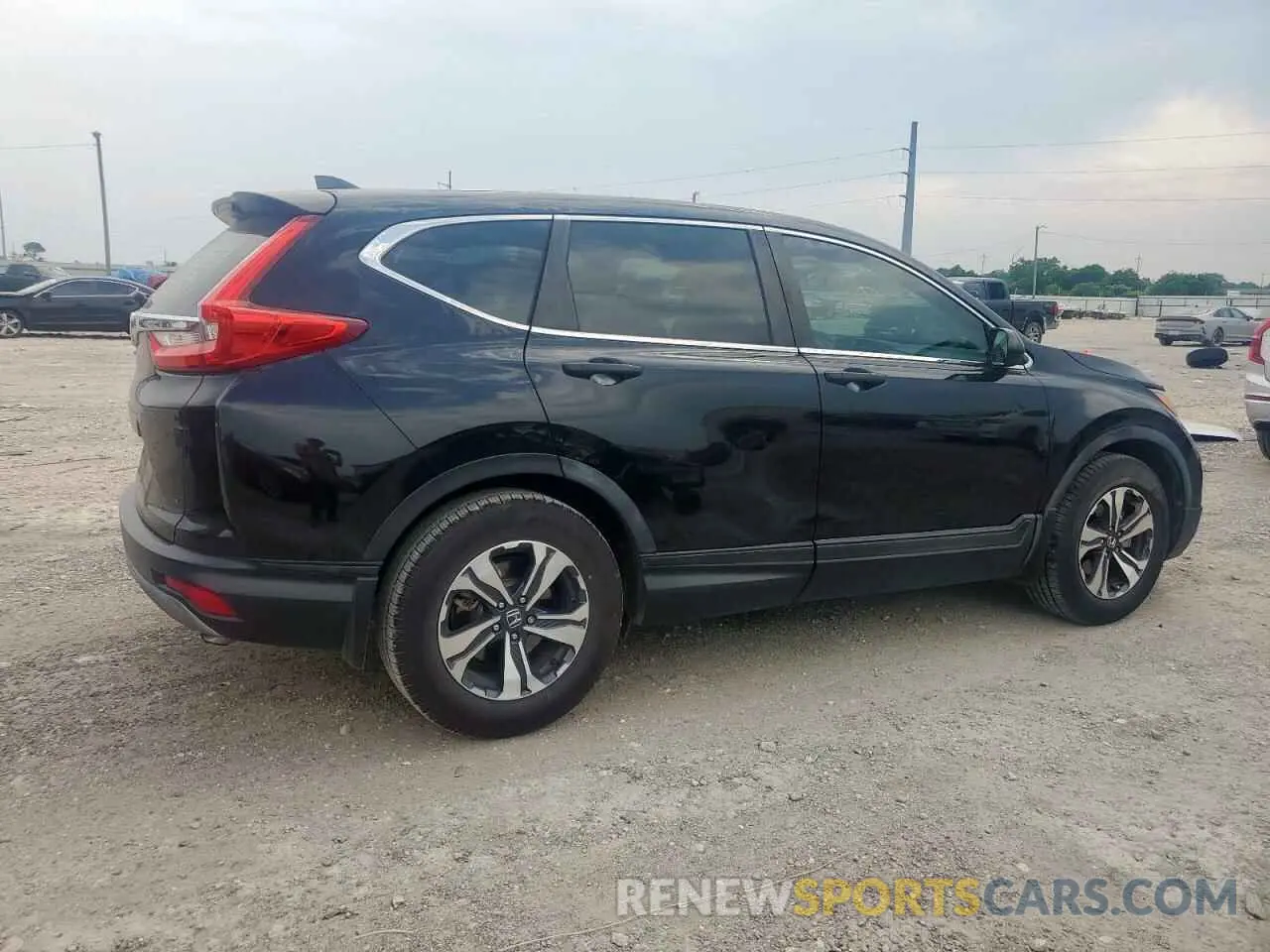 3 fotografías del automóvil dañado 5J6RW5H32KL003267 HONDA CRV 2019