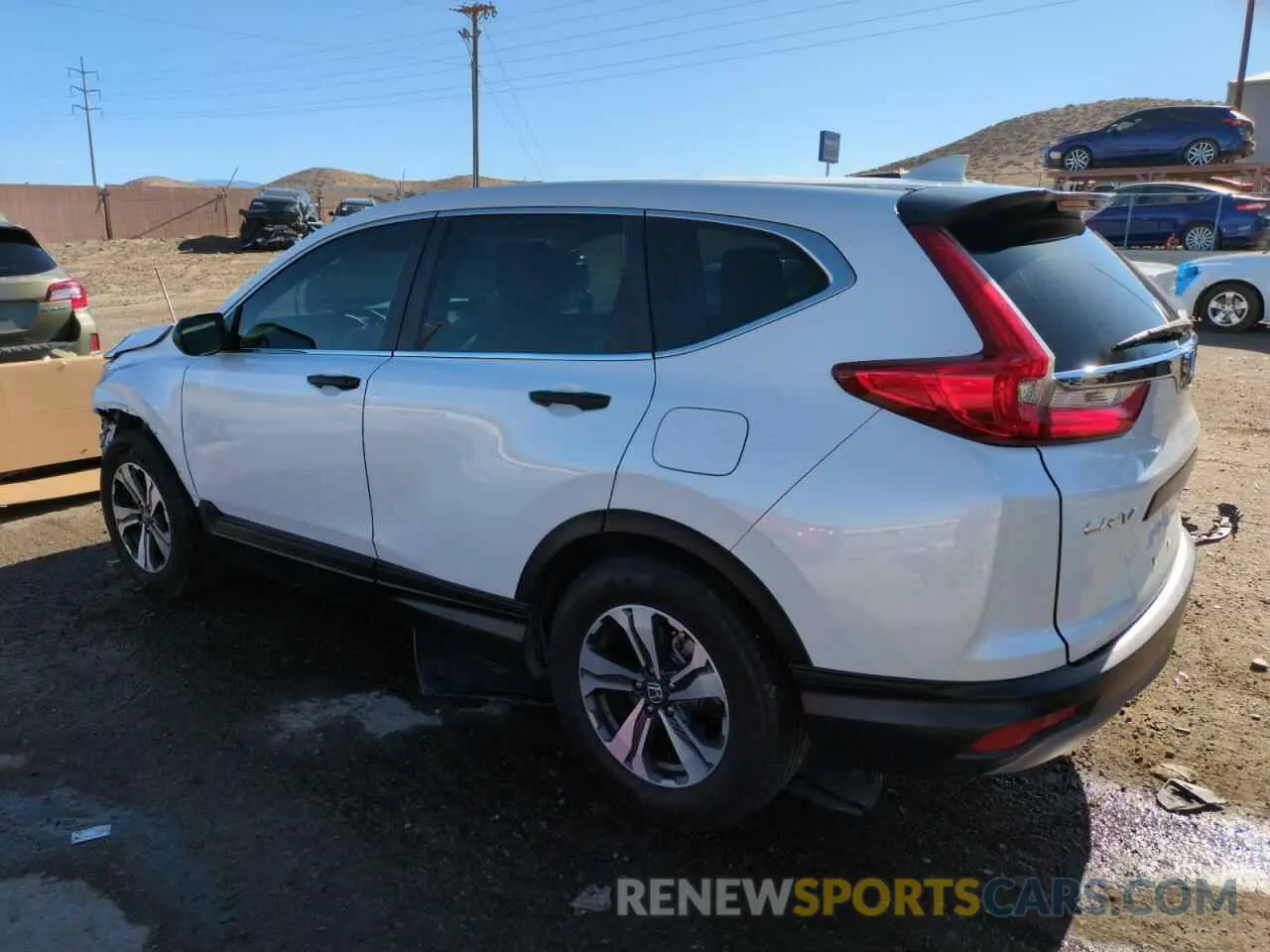 2 fotografías del automóvil dañado 5J6RW5H34KL005229 HONDA CRV 2019