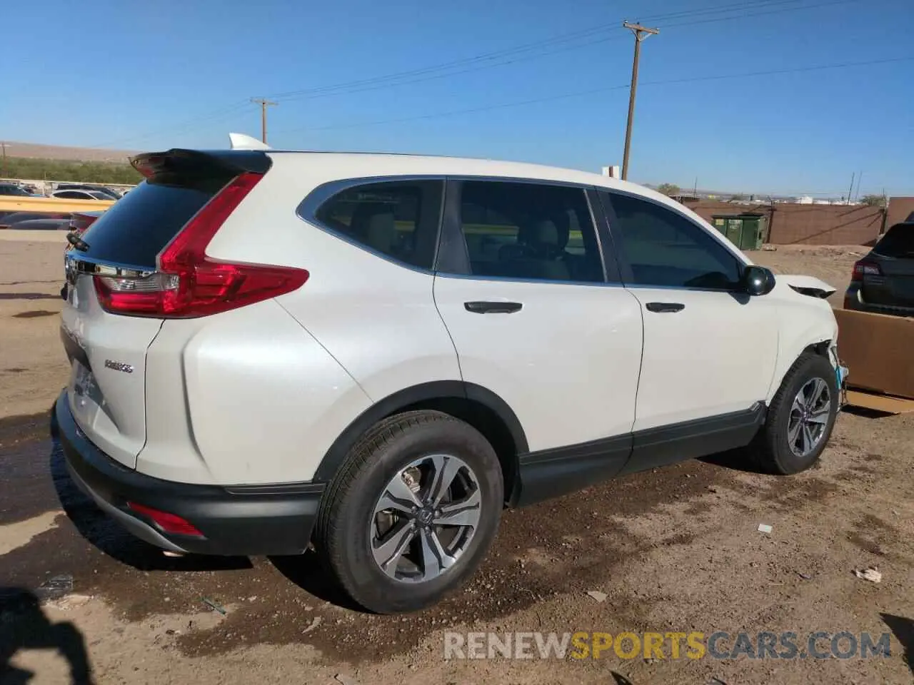 3 fotografías del automóvil dañado 5J6RW5H34KL005229 HONDA CRV 2019