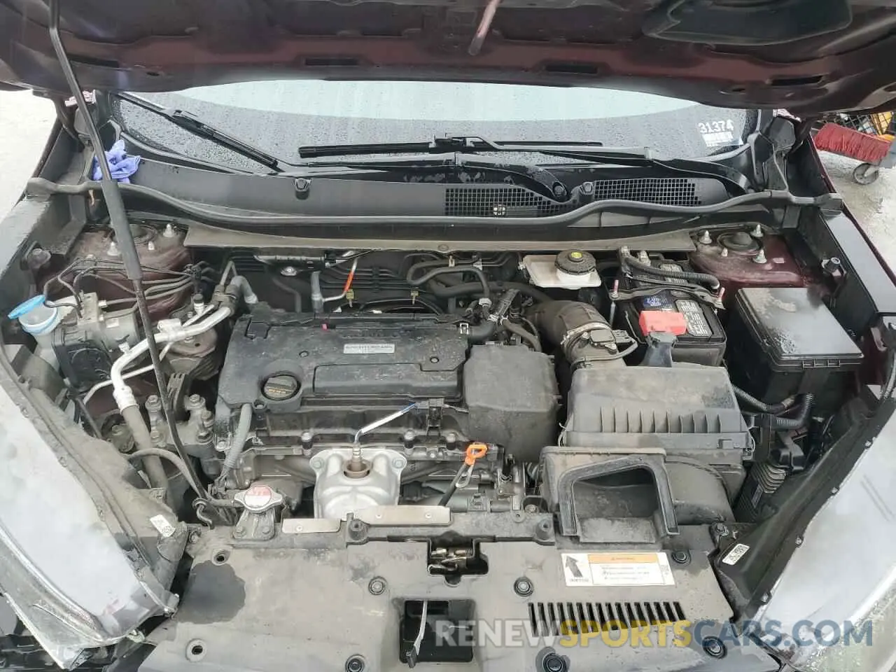 14 fotografías del automóvil dañado 5J6RW5H35KL003473 HONDA CRV 2019