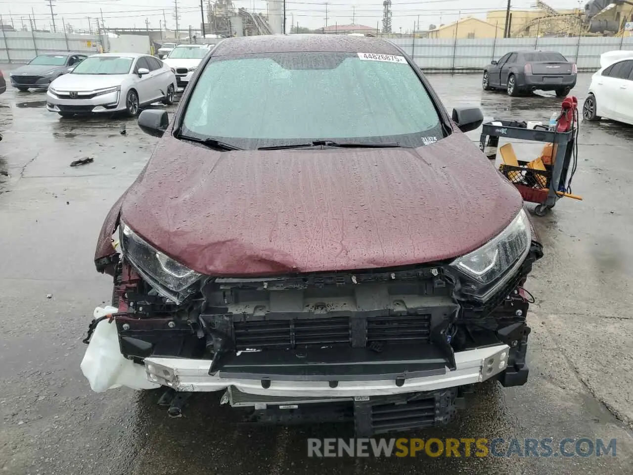5 fotografías del automóvil dañado 5J6RW5H35KL003473 HONDA CRV 2019