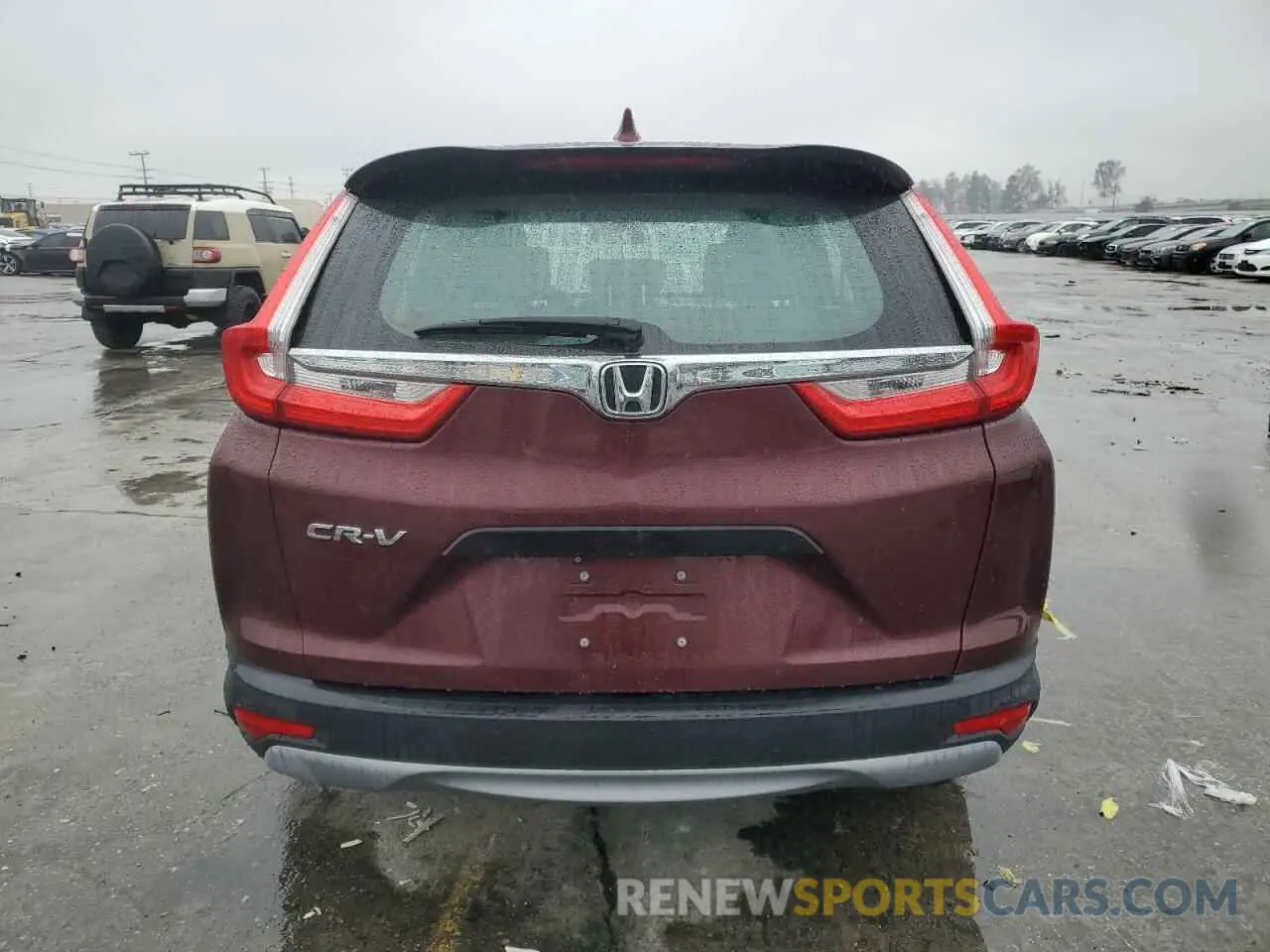 6 fotografías del automóvil dañado 5J6RW5H35KL003473 HONDA CRV 2019