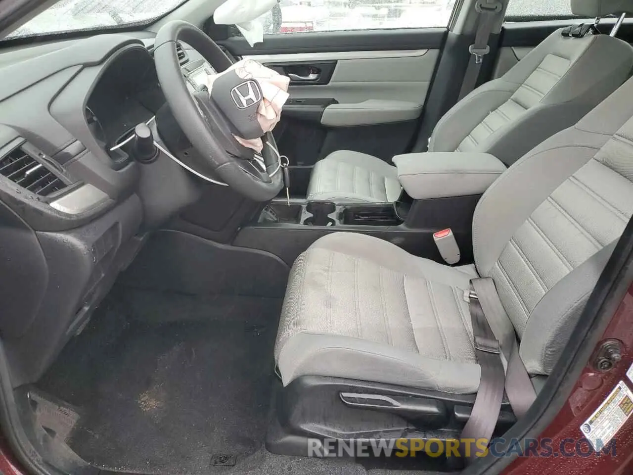 7 fotografías del automóvil dañado 5J6RW5H35KL003473 HONDA CRV 2019