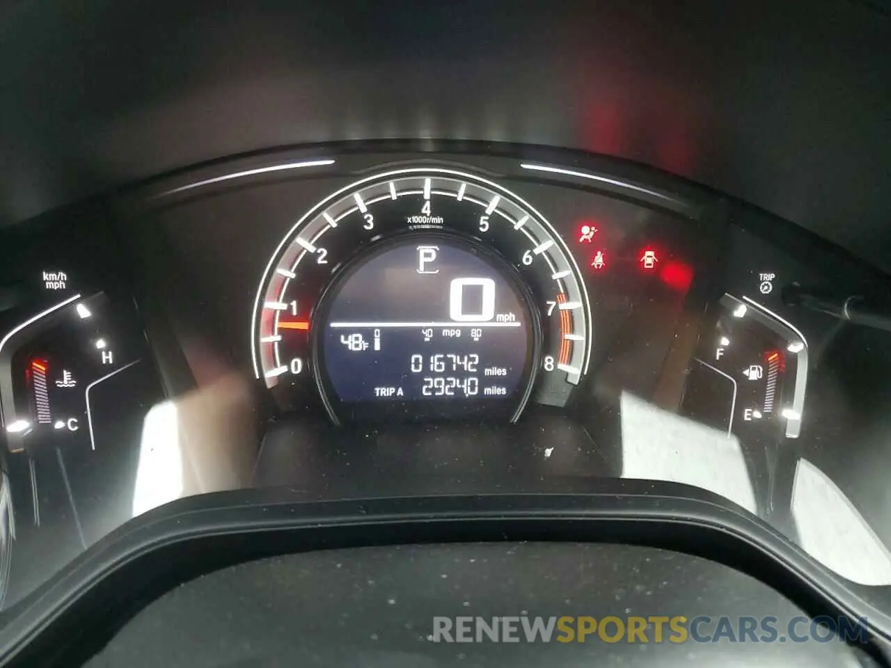 9 fotografías del automóvil dañado 5J6RW5H35KL003473 HONDA CRV 2019