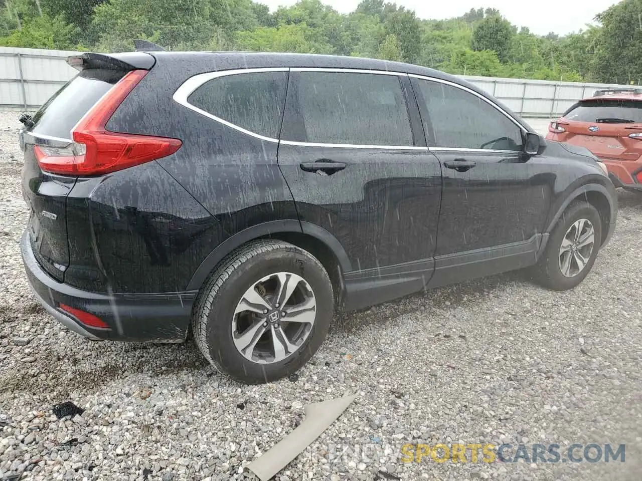 3 fotografías del automóvil dañado 5J6RW6H30KL000339 HONDA CRV 2019
