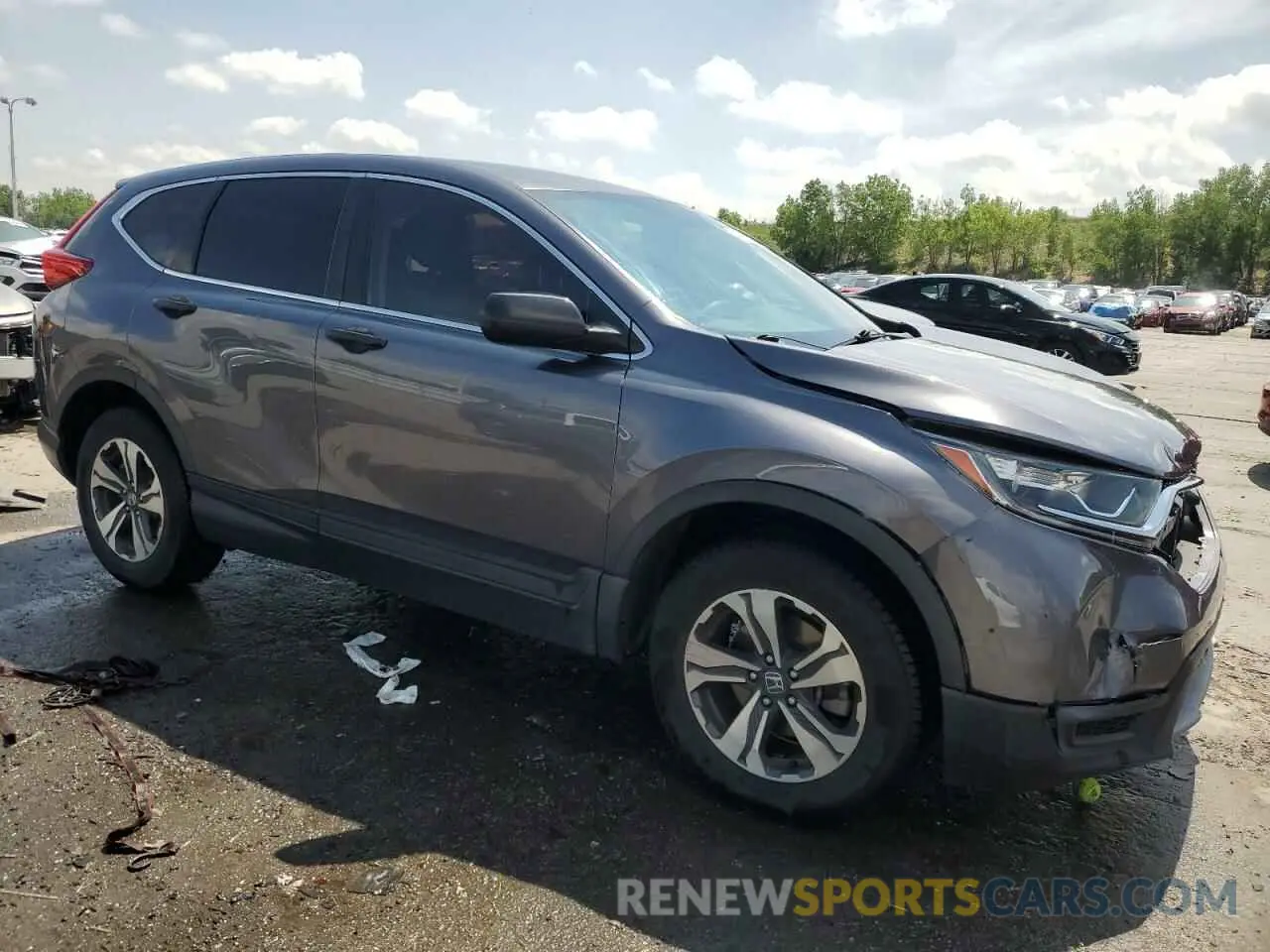 4 fotografías del automóvil dañado 5J6RW6H30KL005220 HONDA CRV 2019