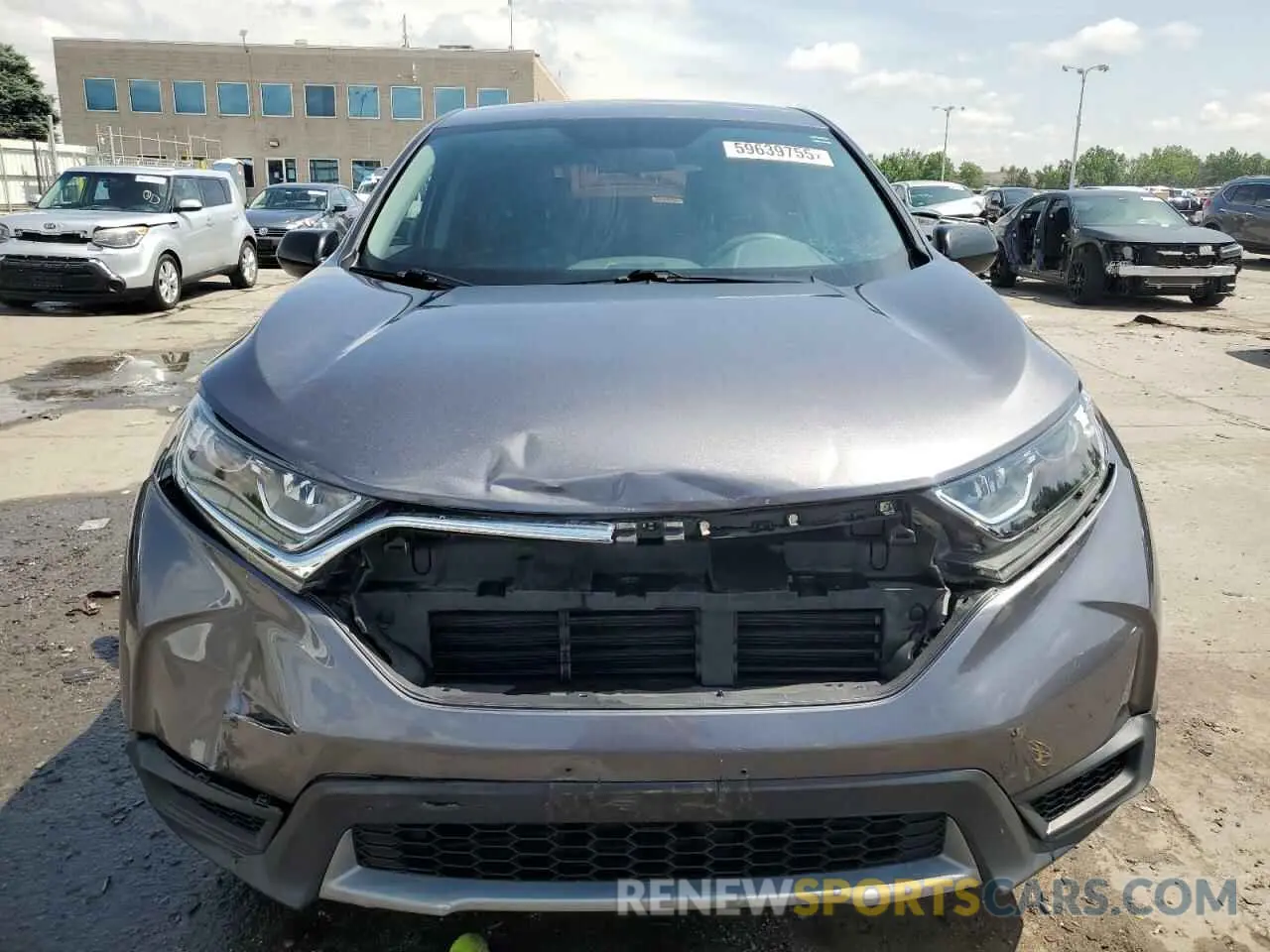 5 fotografías del automóvil dañado 5J6RW6H30KL005220 HONDA CRV 2019