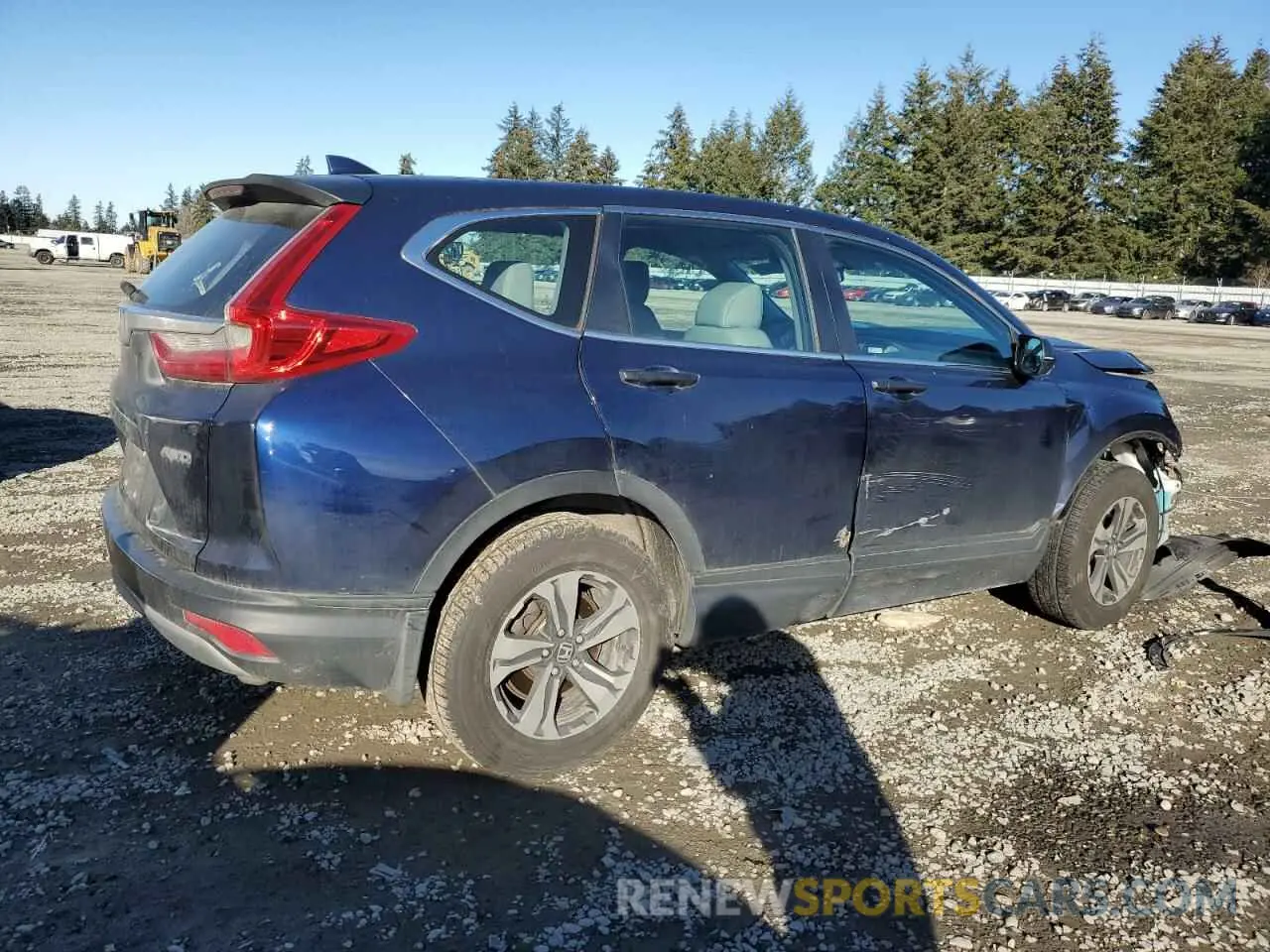 3 fotografías del automóvil dañado 5J6RW6H30KL005508 HONDA CRV 2019